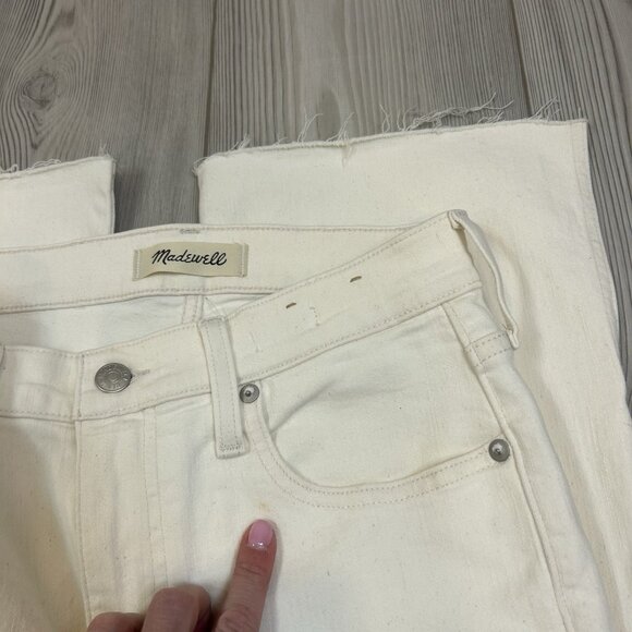 NWT Madewell Size 25 Kick Out Full-Length Jeans Vintage Canvas N0641 - Picture 8 of 16